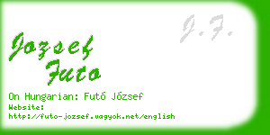 jozsef futo business card